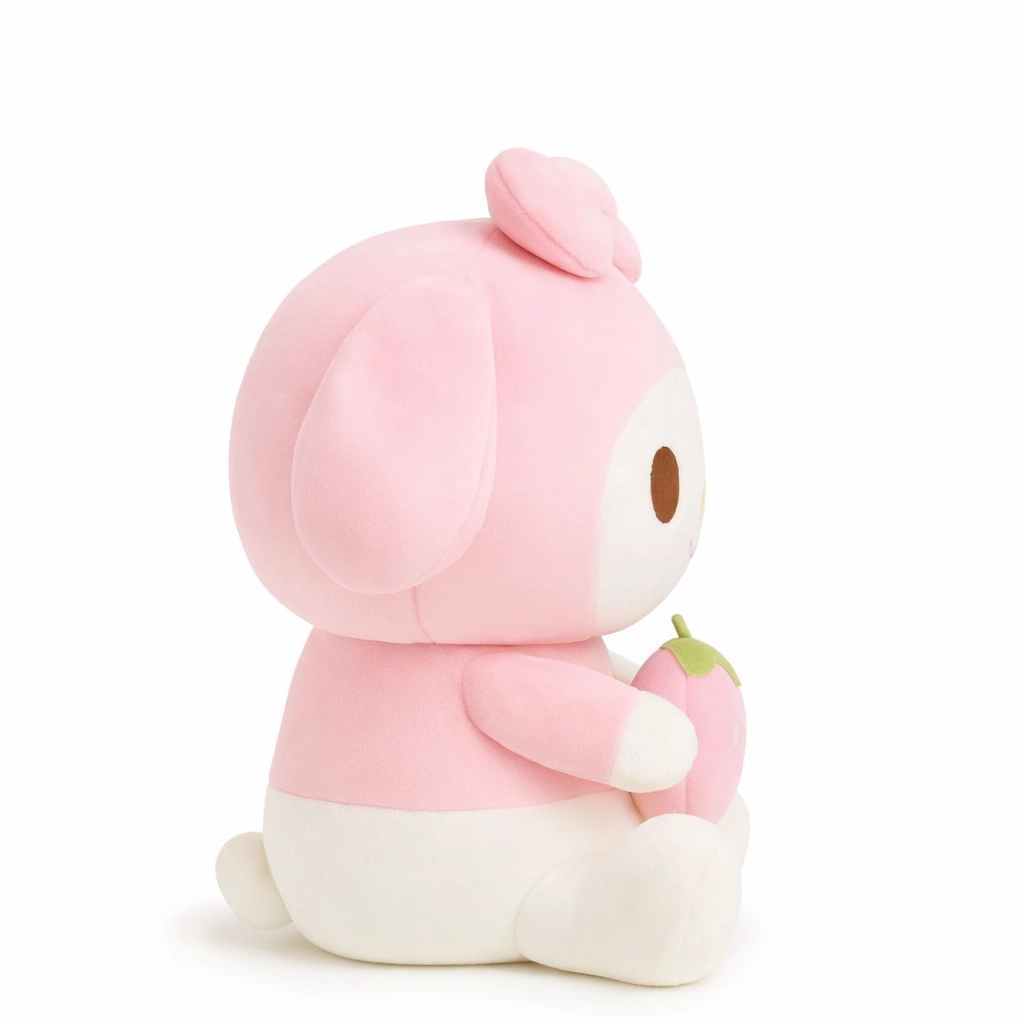 Roze Konijn knuffel 45cm - Afbeelding 4