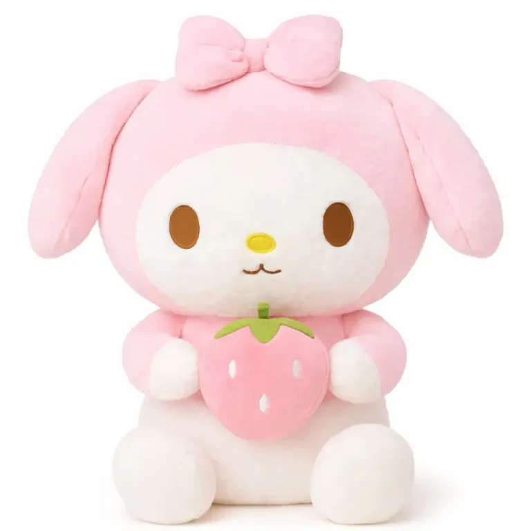 Roze Konijn knuffel 45cm