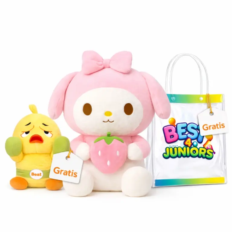 Roze Konijn knuffel 45cm