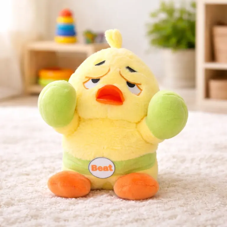 Gele eindje knuffel 22cm