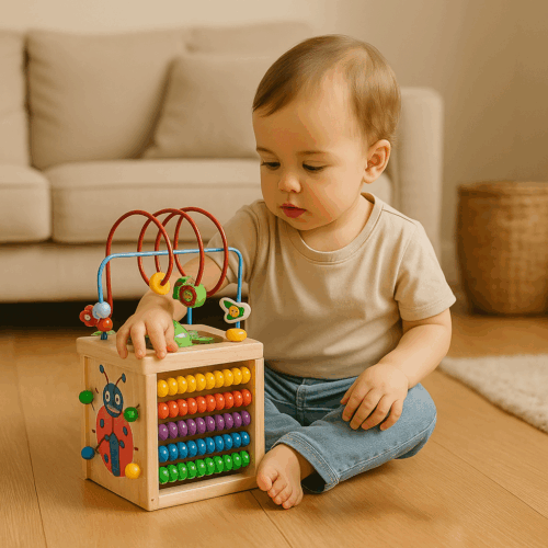 Lieveheersbeestje Houten Activiteitenblok - Afbeelding 6