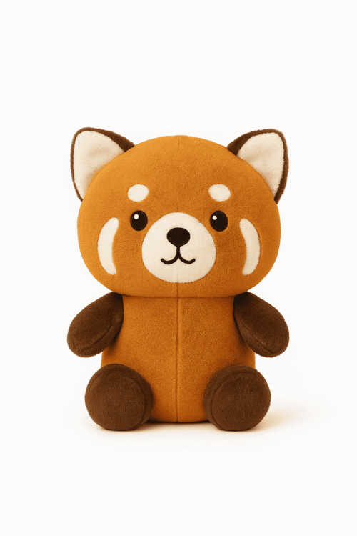 Schattige fluffy Knuffelset van 4 Dieren (Schaap, Pinguin, Panda en Eend) - Afbeelding 5