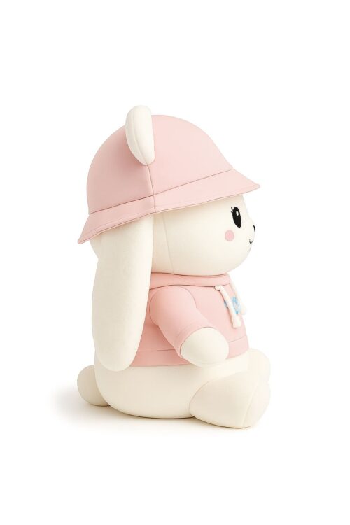 Fluffy Roze Konijn - Afbeelding 4