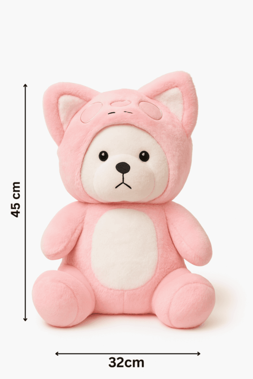 Roze Beer knuffel - Afbeelding 2