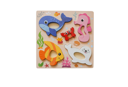 Houten Puzzelset 4 stuks voor Kinderen - Afbeelding 4