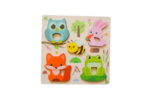 Houten Puzzelset 4 stuks voor Kinderen - Afbeelding 5