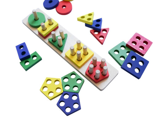 Houten Vormen Sorteerbord - Afbeelding 3