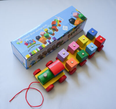 Wooden Number Train Toy