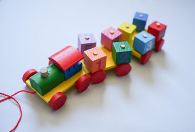 Wooden Number Train Toy - Image 3