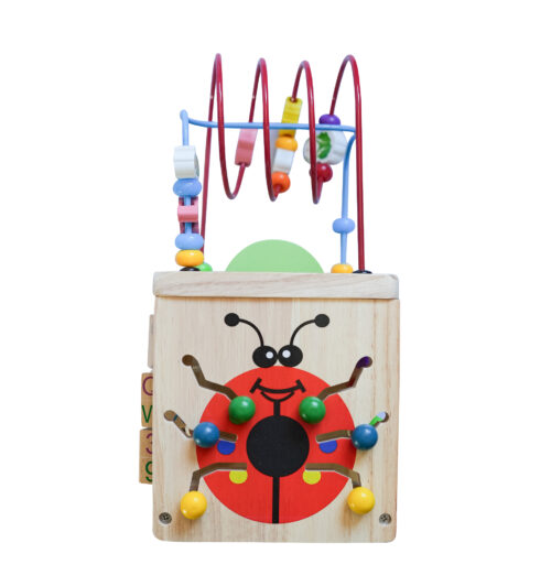 Lieveheersbeestje Houten Activiteitenblok - Afbeelding 2