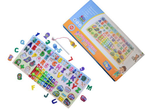 Houten Educatief Speelbord 8-in-1