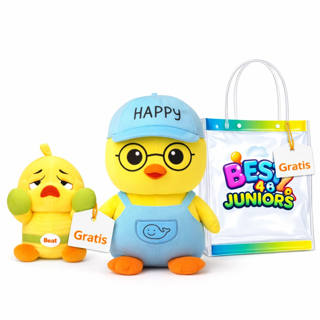 Plushe Happy eendje 55cm