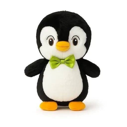 Zwarte pinguïn knuffel 22cm