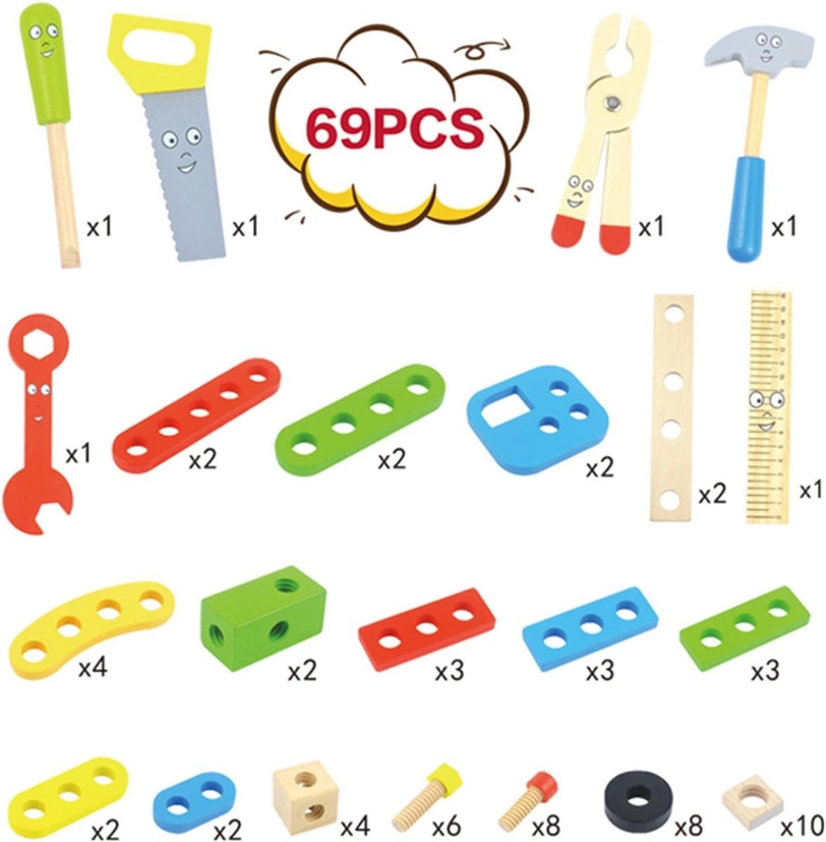 Houten Gereedschapskist - Afbeelding 4