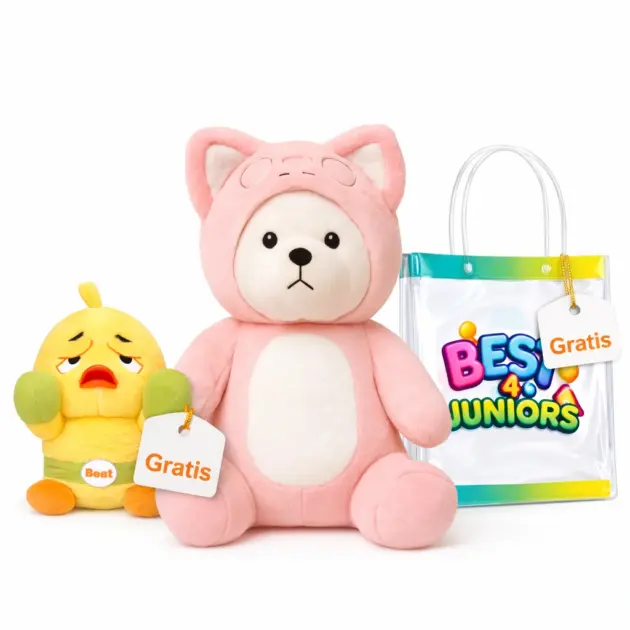 Roze beer knuffel 45cm