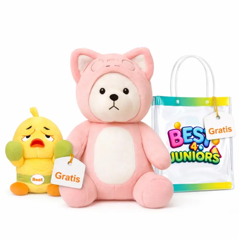 Roze beer knuffel 45cm