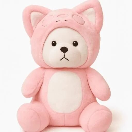 Roze beer knuffel 45cm