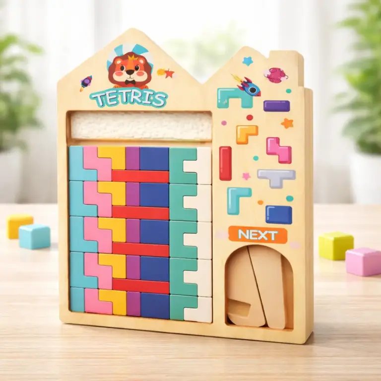 Houten Tetris Puzzel