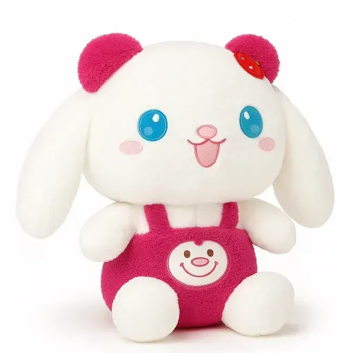 Red rabbit cuddly toy 45cm