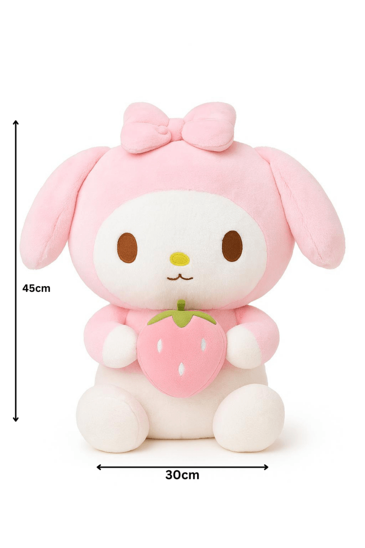 Roze Konijn knuffel 45cm