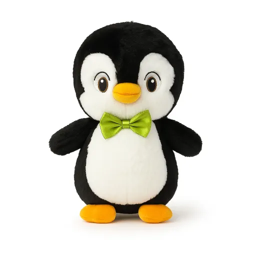 Zwarte pinguïn knuffel 22cm