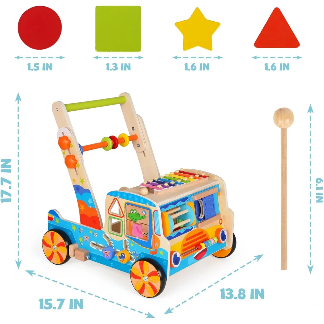 Houten Loopwagen - Afbeelding 3