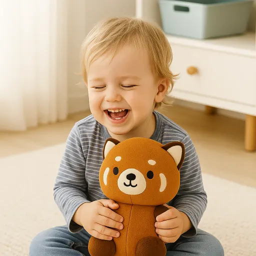 Rode panda knuffel 22cm