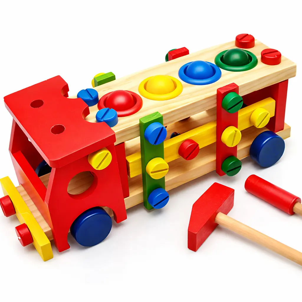 Houten Constructie Speelgoed Truck