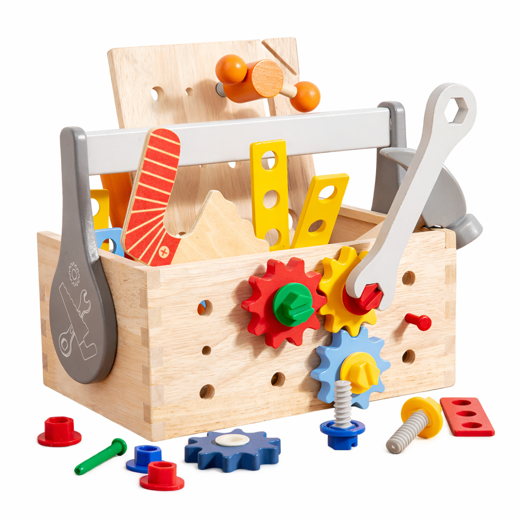 Houten Kinder Gereedschapskist