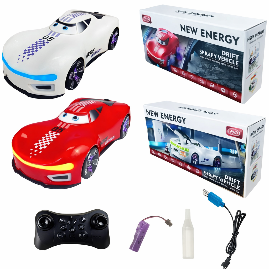 RC Drift Auto met Spray & LED - Afbeelding 5