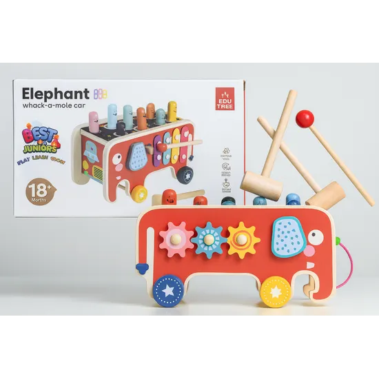 Houten Olifant Karretje