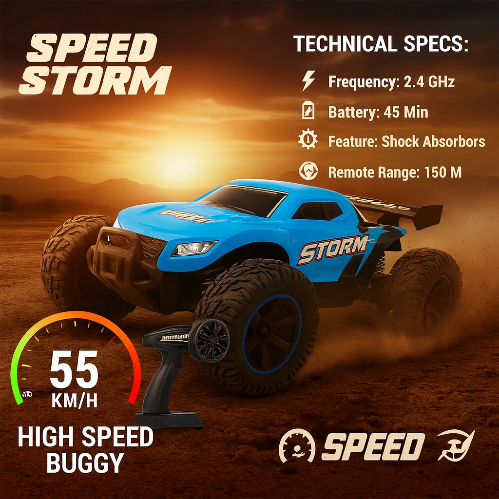 Speed ​​Storm RC Car-55 km/h Speed