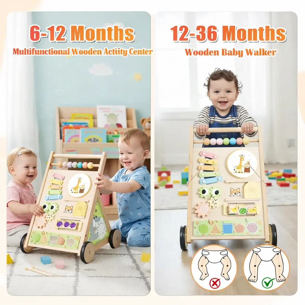 Houten Loopwagen - Afbeelding 5