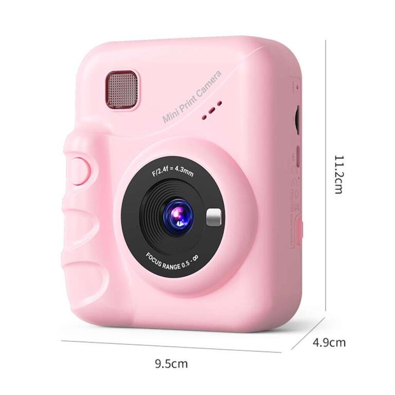 Kinder Print Camera Blauw – Instant Foto