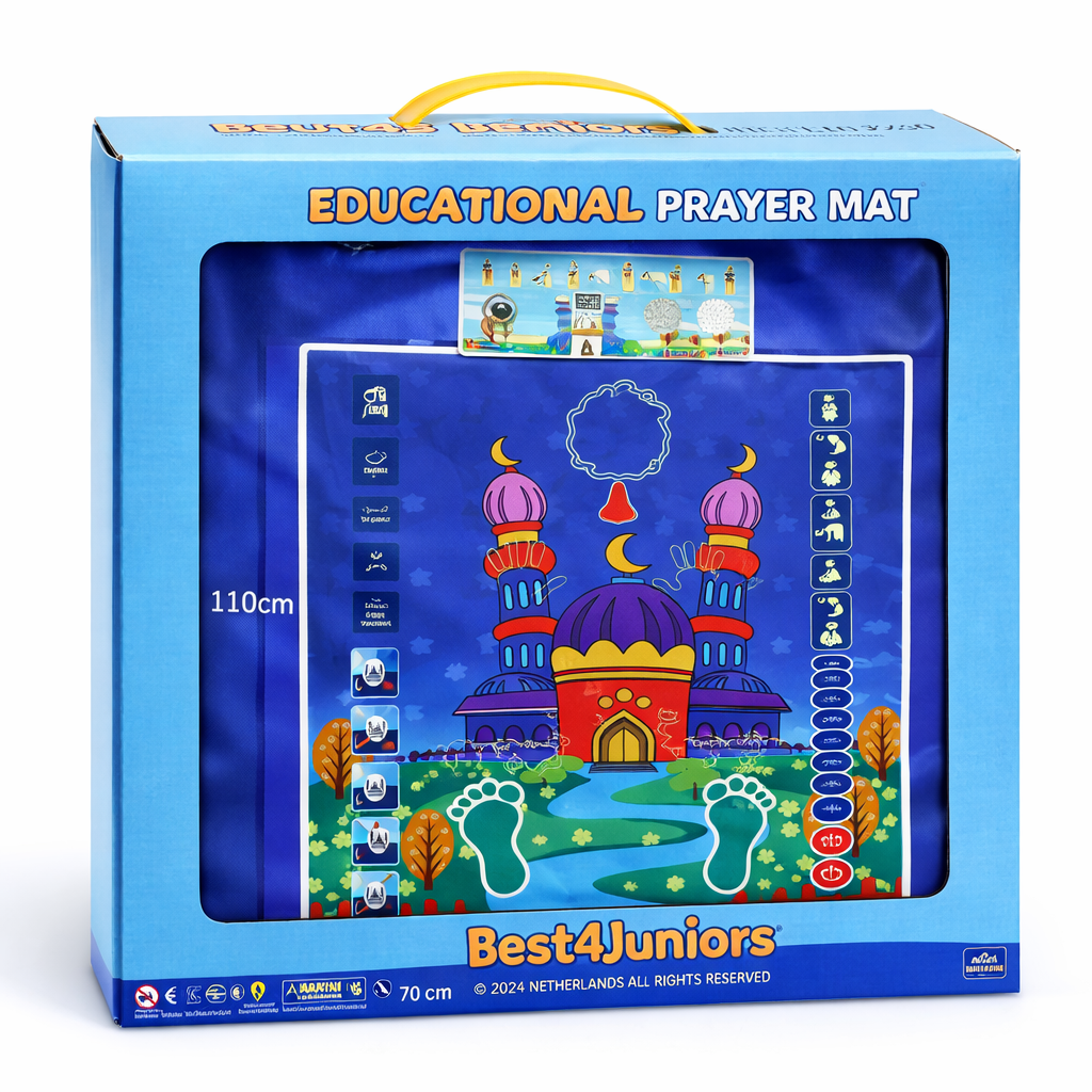 Educatieve Gebedsmat voor Kinderen – Blauw - Afbeelding 4