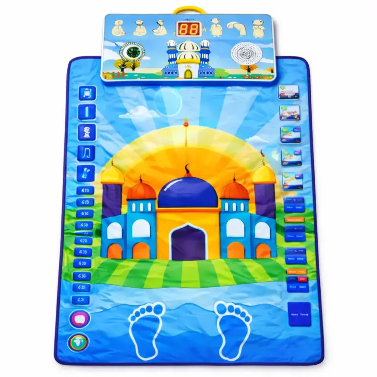 Educatieve Gebedsmat voor Kinderen – Blauw