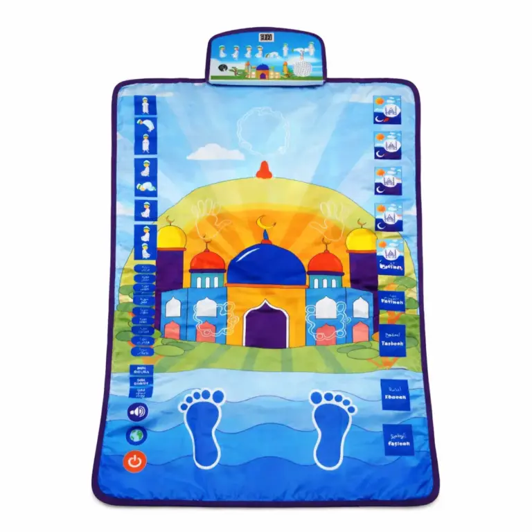 Educatieve Gebedsmat voor Kinderen – Blauw