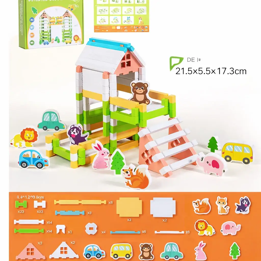 Houten Speelhuis voor Kinderen - Afbeelding 4