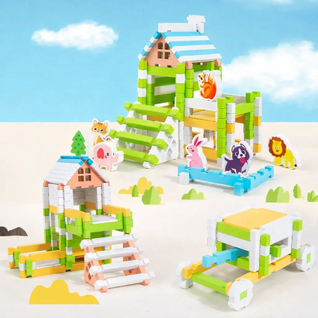 Houten Speelhuis voor Kinderen - Afbeelding 2