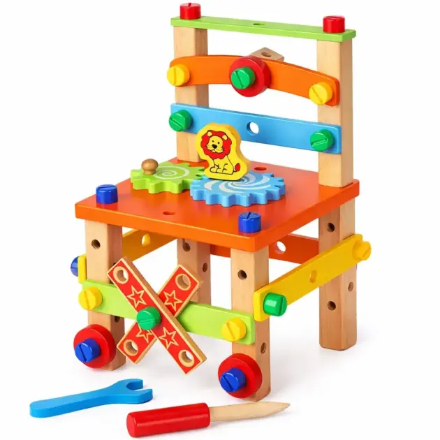 Houten Schroefstoel
