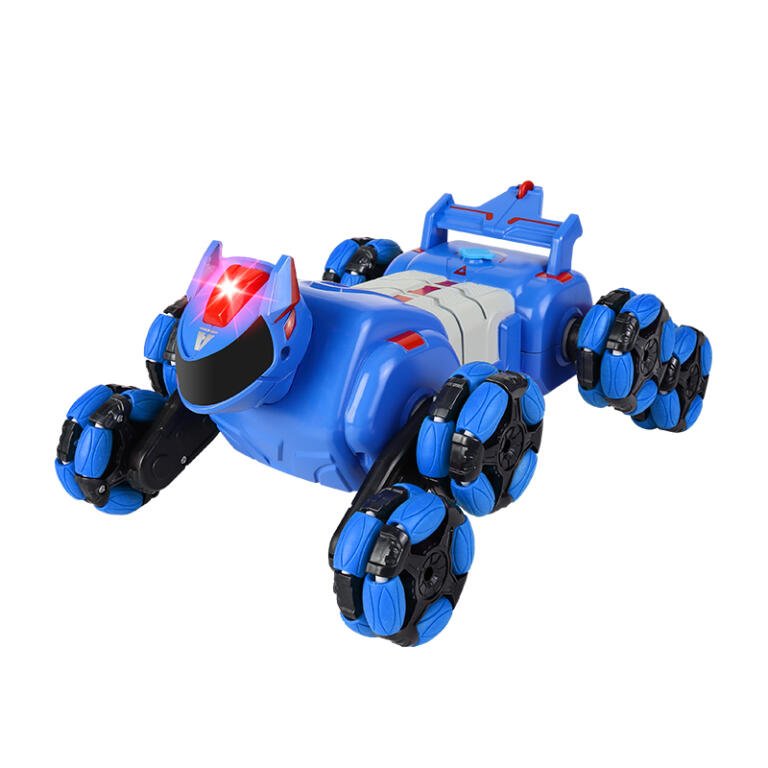 Robot RC Auto 8WD met Spray & Licht (Blauw)