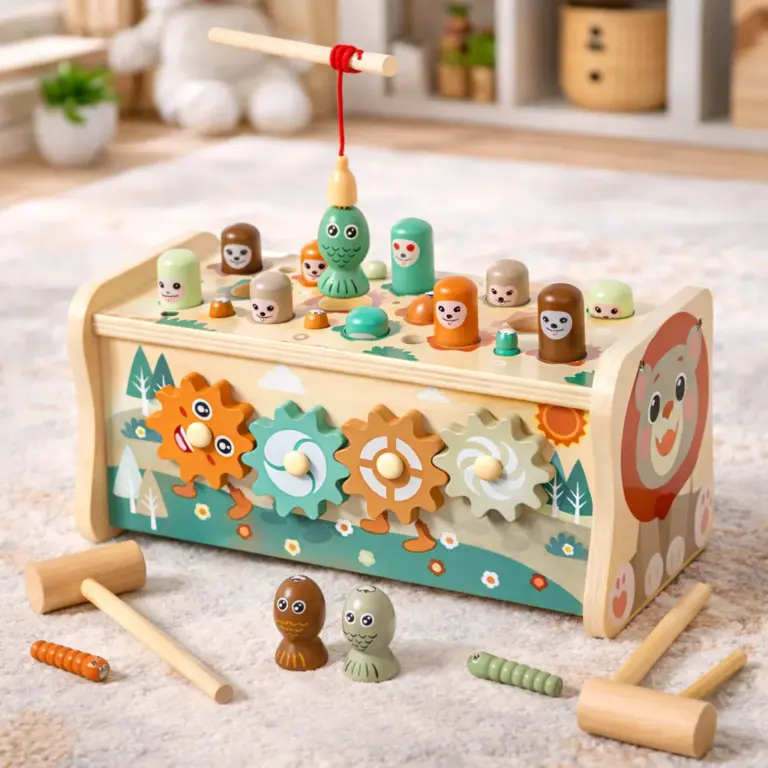 Houten Hamerspel Montessori