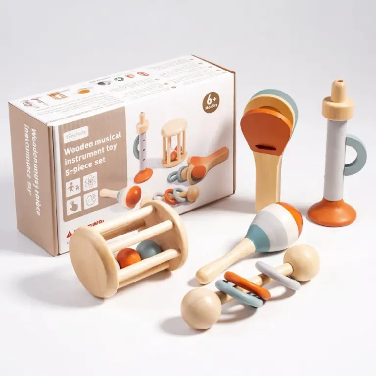 Houten Muziek Instrumenten Set