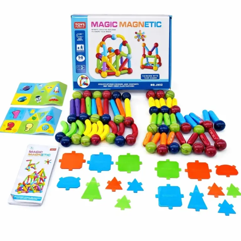 Magnetisch Bouwspeelgoed 98 Delig