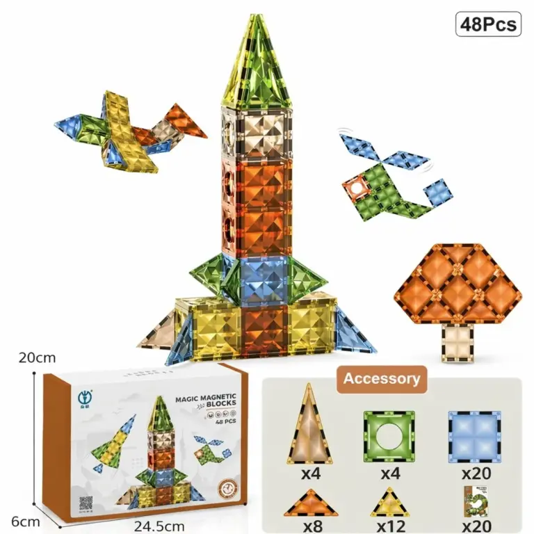 Magnetische Bouwblokken 100 Delig