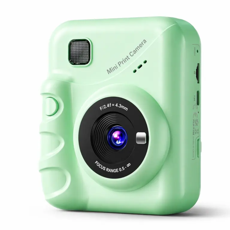 Kinder Print Camera Blauw – Instant Foto