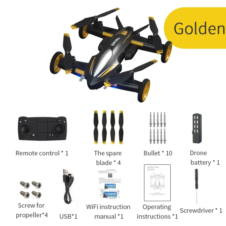 RC Drone Auto 2 in 1 – Vlieg & Rijd