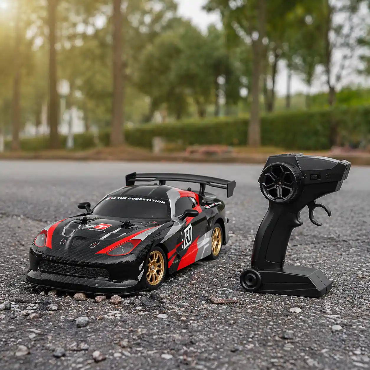 RC Racing Cheetah – 4WD Drift Auto - Afbeelding 4