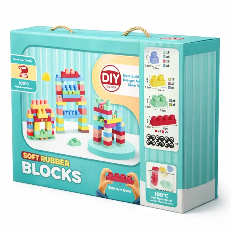 Zachte Bouwblokken 62 Delig